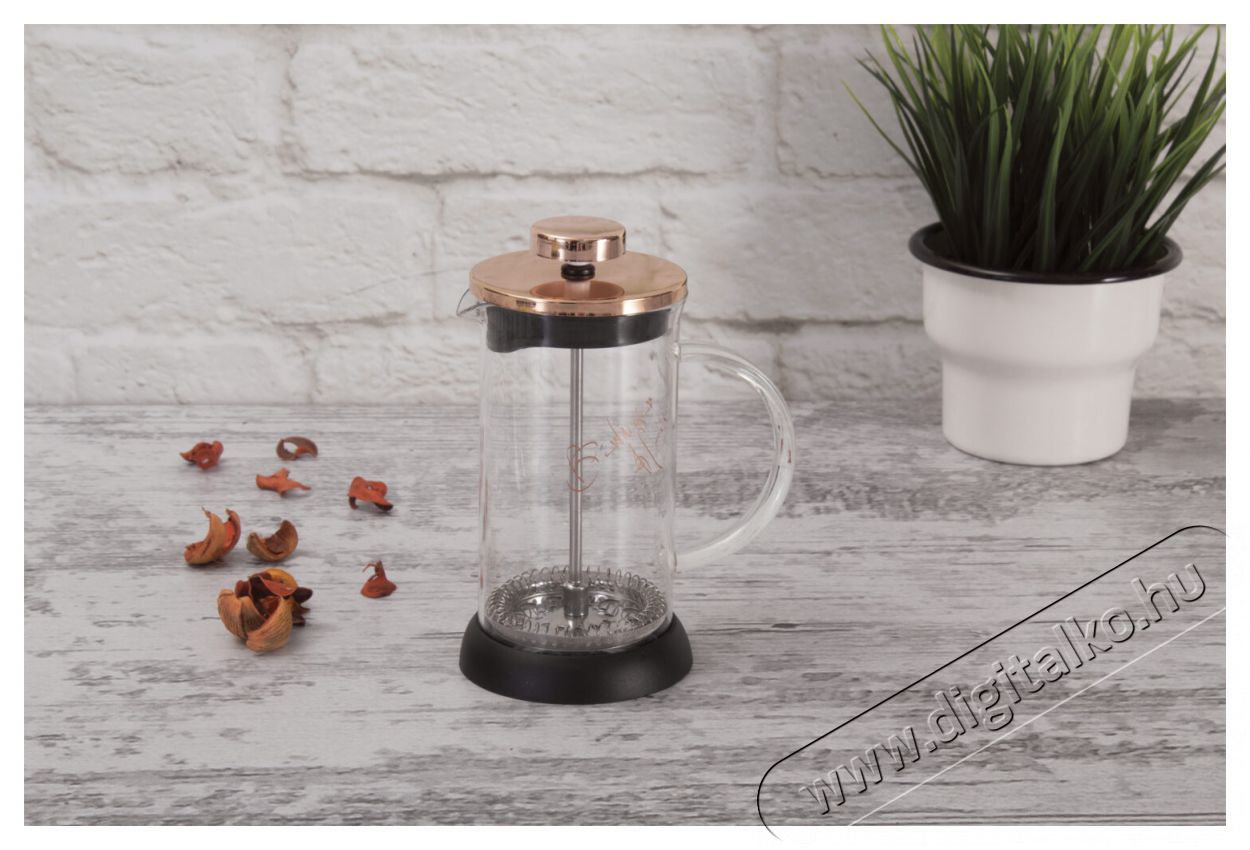 Berlinger Haus French Press 600 ml tea/k&aacute;v&eacute;főző Rosegold Metallic Line Konyhai term&eacute;kek - Ed&eacute;ny - Te&aacute;skanna - 524318