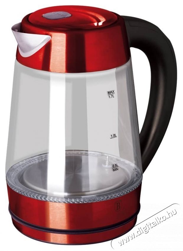 Berlinger Haus BH/9128 1,7 L-es burgundi &uuml;veg v&iacute;zforral&oacute; Konyhai term&eacute;kek - V&iacute;zforral&oacute; / teafőző - 502207