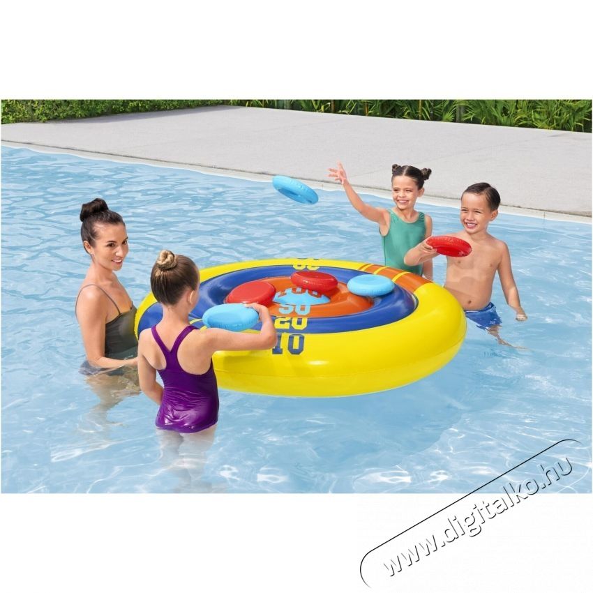 Bestway &Phi;55 /&Phi;1.40m Disc Champion felf&uacute;jhat&oacute; medencej&aacute;t&eacute;k H&aacute;ztart&aacute;s / Otthon / K&uuml;lt&eacute;r - J&aacute;t&eacute;k / Sport - V&iacute;zi j&aacute;t&eacute;k - 534887