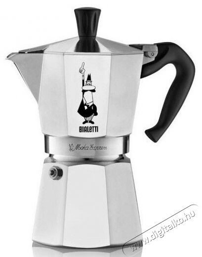 Bialetti MOKA EXPRESS 3 kotyog&oacute;s k&aacute;v&eacute;főző - ez&uuml;st Konyhai term&eacute;kek - K&aacute;v&eacute;főző / k&aacute;v&eacute;&ouml;rlő / kieg&eacute;sz&iacute;tő - Kotyog&oacute; k&aacute;v&eacute;főző - 330875