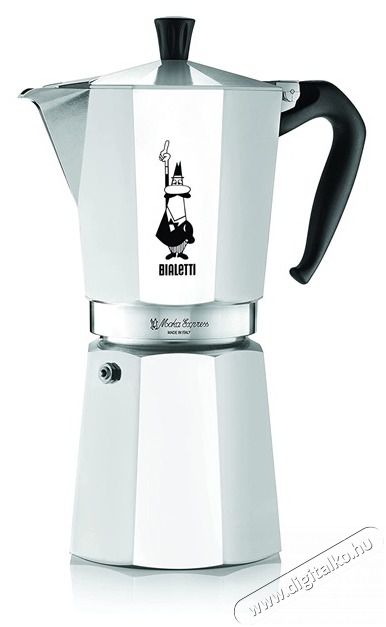 Bialetti Moka Express 12 szem&eacute;lyes kotyog&oacute;s k&aacute;v&eacute;főző - inox Konyhai term&eacute;kek - K&aacute;v&eacute;főző / k&aacute;v&eacute;&ouml;rlő / kieg&eacute;sz&iacute;tő - Kotyog&oacute; k&aacute;v&eacute;főző - 384754
