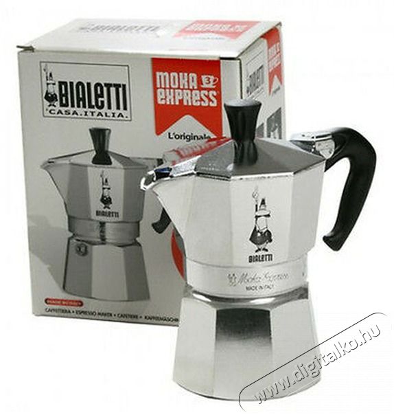 Bialetti Moka Express 2 szem&eacute;lyes Kotyog&oacute;s k&aacute;v&eacute;főző Konyhai term&eacute;kek - K&aacute;v&eacute;főző / k&aacute;v&eacute;&ouml;rlő / kieg&eacute;sz&iacute;tő - Kotyog&oacute; k&aacute;v&eacute;főző - 384920