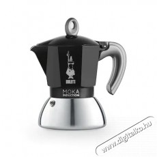 Bialetti Moka 6936 Induction 6 személyes indukciós fekete kotyogós kávéfőző Konyhai termékek - Kávéfőző / kávéörlő / kiegészítő - Kotyogó kávéfőző - 385343