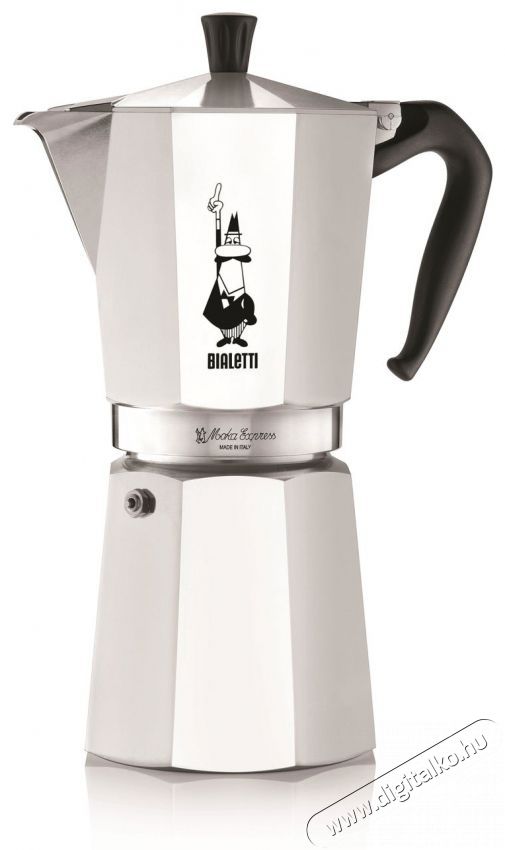 Bialetti Moka Express 18 adag, alum&iacute;nium Konyhai term&eacute;kek - K&aacute;v&eacute;főző / k&aacute;v&eacute;&ouml;rlő / kieg&eacute;sz&iacute;tő - Kotyog&oacute; k&aacute;v&eacute;főző - 524347