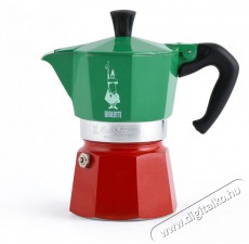 Bialetti Moka Express ITALIA, hatszem&eacute;lyes Konyhai term&eacute;kek - K&aacute;v&eacute;főző / k&aacute;v&eacute;&ouml;rlő / kieg&eacute;sz&iacute;tő - Kotyog&oacute; k&aacute;v&eacute;főző - 524353