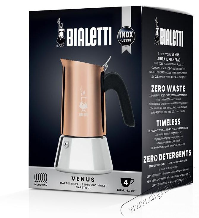 Bialetti 7282 Venus 2 szem&eacute;lyes r&eacute;z kotyog&oacute;s k&aacute;v&eacute;főző Konyhai term&eacute;kek - K&aacute;v&eacute;főző / k&aacute;v&eacute;&ouml;rlő / kieg&eacute;sz&iacute;tő - Kotyog&oacute; k&aacute;v&eacute;főző - 524348