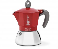 Bialetti New Moka Induction 2 adag piros Konyhai term&eacute;kek - K&aacute;v&eacute;főző / k&aacute;v&eacute;&ouml;rlő / kieg&eacute;sz&iacute;tő - Kotyog&oacute; k&aacute;v&eacute;főző - 524344