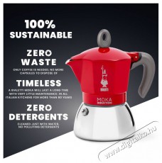 Bialetti New Moka Induction 2 adag piros Konyhai term&eacute;kek - K&aacute;v&eacute;főző / k&aacute;v&eacute;&ouml;rlő / kieg&eacute;sz&iacute;tő - Kotyog&oacute; k&aacute;v&eacute;főző - 524344