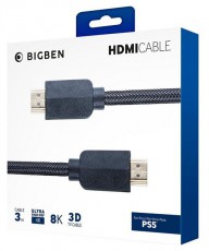 BigBen 3m HDMI PS5 k&aacute;bel Iroda &eacute;s sz&aacute;m&iacute;t&aacute;stechnika - J&aacute;t&eacute;k konzol - Kieg&eacute;sz&iacute;tő - 461628