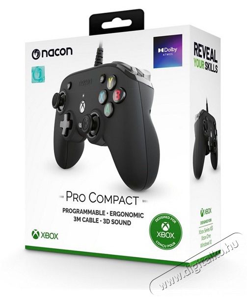 BigBen Nacon Pro Compact Xbox Series fekete kontroller Iroda &eacute;s sz&aacute;m&iacute;t&aacute;stechnika - J&aacute;t&eacute;k konzol - Kontroller - 461682