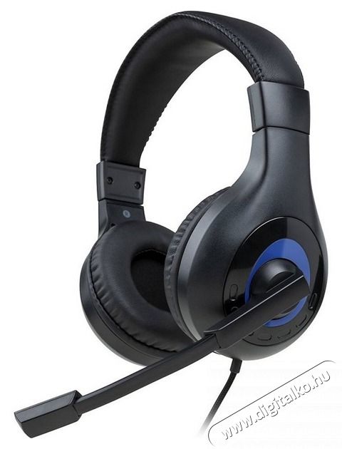 BigBen V1 PS4/PS5 sztereo fekete gamer headset Audio-Video / Hifi / Multim&eacute;dia - F&uuml;l &eacute;s Fejhallgat&oacute;k - Fejhallgat&oacute; mikrofonnal / headset - 461013