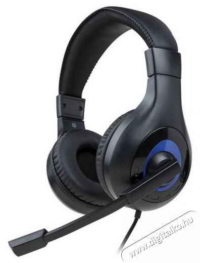 BigBen V1 PS4/PS5 sztereo fekete gamer headset Audio-Video / Hifi / Multim&eacute;dia - F&uuml;l &eacute;s Fejhallgat&oacute;k - Fejhallgat&oacute; mikrofonnal / headset - 461013