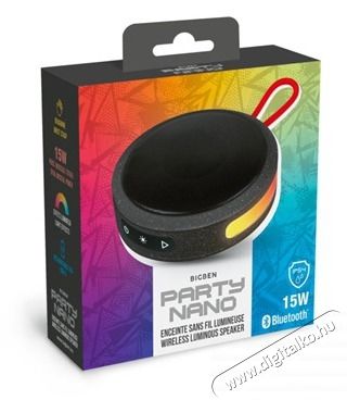 BigBen 2809237 Party Nano vezet&eacute;k n&eacute;lk&uuml;li vil&aacute;g&iacute;t&oacute; fekete Bluetooth hangsz&oacute;r&oacute; Audio-Video / Hifi / Multim&eacute;dia - Hordozhat&oacute;, vezet&eacute;k n&eacute;lk&uuml;li / bluetooth hangsug&aacute;rz&oacute; - Hordozhat&oacute;, vezet&eacute;k n&eacute;lk&uuml;li / bluetooth hangsug&aacute;rz&oacute; - 508946