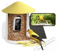 Birdfy Mad&aacute;retető kamer&aacute;val &eacute;s napelemmel (AI előfizet&eacute;s) (EPPAMBNI8102110) H&aacute;ztart&aacute;s / Otthon / K&uuml;lt&eacute;r - K&uuml;lt&eacute;r / kerti term&eacute;k / grill - Egy&eacute;b kerti g&eacute;p - 531472