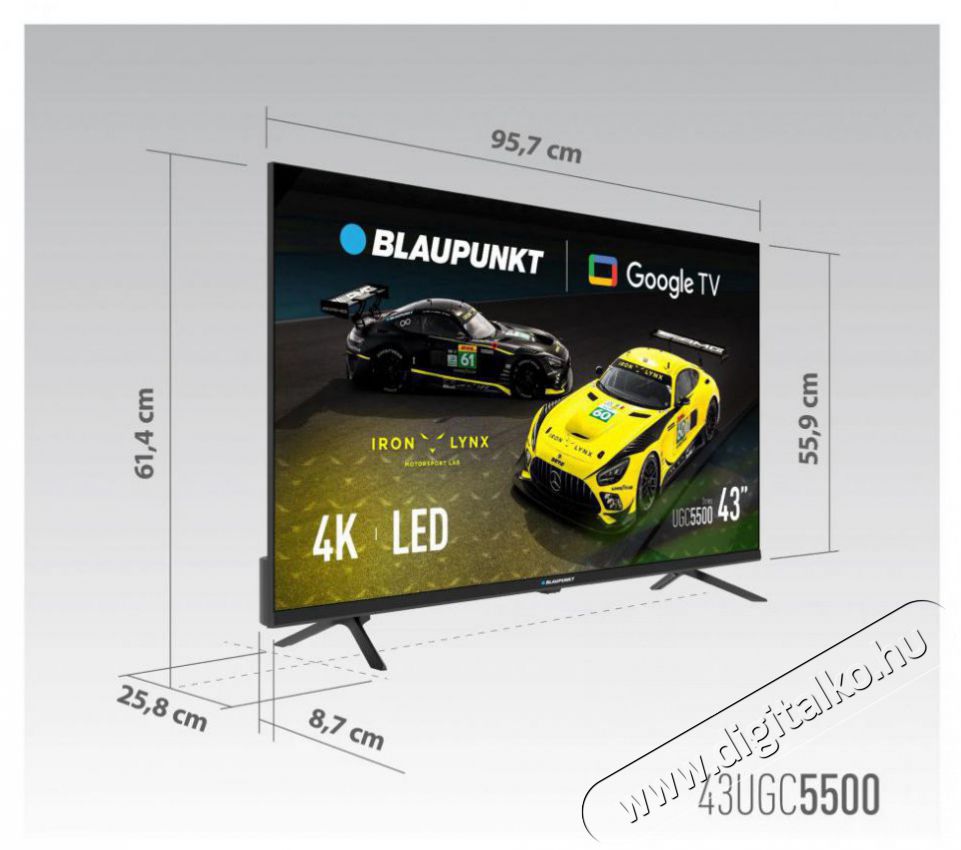 Blaupunkt 43UGC5500S Telev&iacute;zi&oacute;k - LED telev&iacute;zi&oacute; - UHD 4K felbont&aacute;s&uacute; - 511798