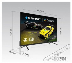 Blaupunkt 43UGC5500S Telev&iacute;zi&oacute;k - LED telev&iacute;zi&oacute; - UHD 4K felbont&aacute;s&uacute; - 511798