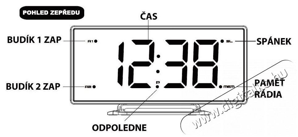Blaupunkt CRP7WH Audio-Video / Hifi / Multim&eacute;dia - R&aacute;di&oacute; / &oacute;r&aacute;s r&aacute;di&oacute; - &Eacute;bresztő&oacute;r&aacute;s r&aacute;di&oacute; - 524365