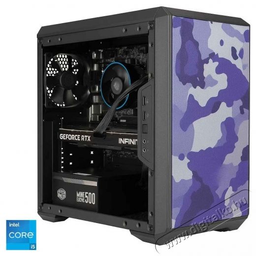 BLEU JOUR Gamer Asztali sz&aacute;m&iacute;t&oacute;g&eacute;p, Intel Core i5-12400F processzorral, ak&aacute;r 4.4GHz-ig, 16GB DDR5, 1TB SSD, NVIDIA GeForce RTX 5060 Ti 8GB GDDR7, Windows 11 Pro, Fekete Iroda &eacute;s sz&aacute;m&iacute;t&aacute;stechnika - Asztali sz&aacute;m&iacute;t&oacute;g&eacute;p - 536189