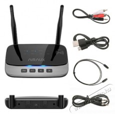 Blitzwolf Airaux Bluetooth V5.0 apt HD Bluetooth zene vevő &eacute;s fogad&oacute; egys&eacute;g egyben (2 in 1) - BlitzWolf Audio-Video / Hifi / Multim&eacute;dia - Hordozhat&oacute;, vezet&eacute;k n&eacute;lk&uuml;li / bluetooth hangsug&aacute;rz&oacute; - Kieg&eacute;sz&iacute;tő - 408782