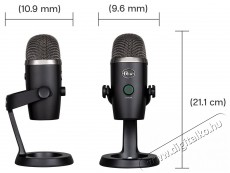 BLUE MICROPHONES Blue Yeti Nano USB, Black Fot&oacute;-Vide&oacute; kieg&eacute;sz&iacute;tők - Mikrofon - &Eacute;nek &eacute;s hangszer mikrofon - 524371