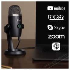 BLUE MICROPHONES Blue Yeti Nano USB, Black Fot&oacute;-Vide&oacute; kieg&eacute;sz&iacute;tők - Mikrofon - &Eacute;nek &eacute;s hangszer mikrofon - 524371