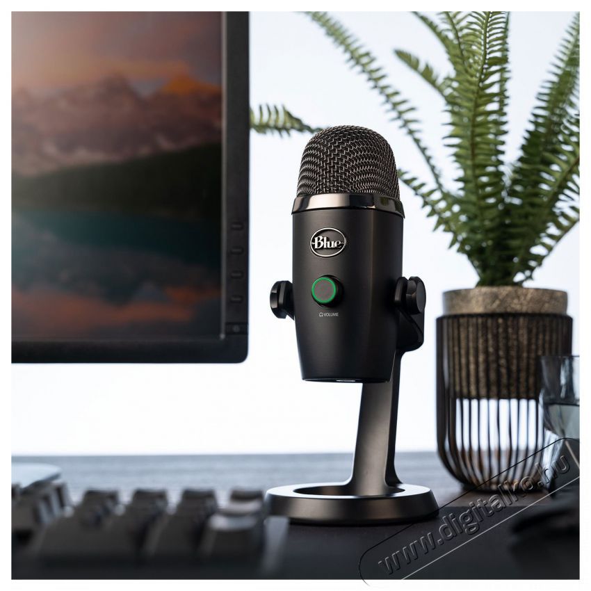 BLUE MICROPHONES Blue Yeti Nano USB, Black Fot&oacute;-Vide&oacute; kieg&eacute;sz&iacute;tők - Mikrofon - &Eacute;nek &eacute;s hangszer mikrofon - 524371