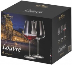 Bohemia Royal Crystal  6 db-os v&ouml;r&ouml;sboros poh&aacute;r 640 ml LOUVRE - &Uacute;jdons&aacute;gok - &Uacute;j term&eacute;kek - 524382
