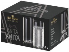 Bohemia Royal Crystal  Anita 590 ml, vizespoh&aacute;r k&eacute;szlet, 6 darab Konyhai term&eacute;kek - Konyhai eszk&ouml;z - K&eacute;szlet / szett - 524384
