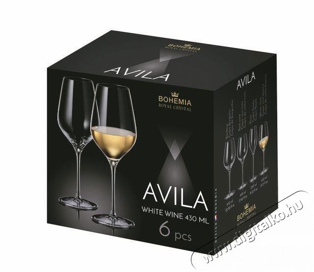 Bohemia Royal Crystal  Avila Poh&aacute;r 430 ml Konyhai term&eacute;kek - Konyhai eszk&ouml;z - K&eacute;szlet / szett - 524386