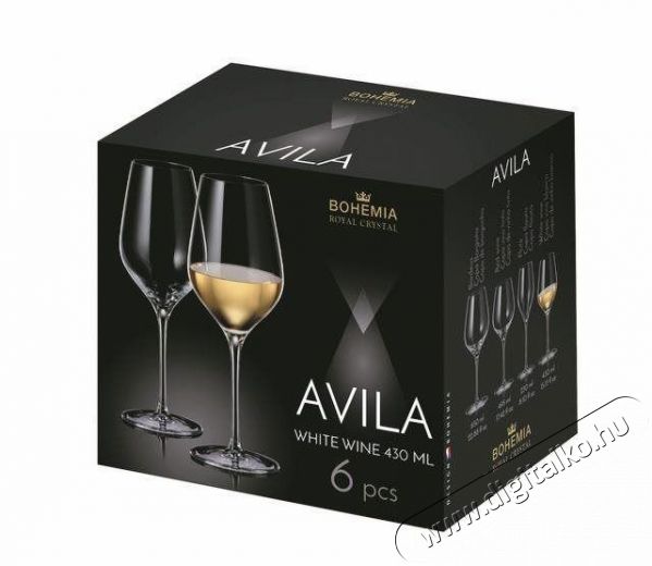 Bohemia Royal Crystal  Avila Poh&aacute;r 430 ml Konyhai term&eacute;kek - Konyhai eszk&ouml;z - K&eacute;szlet / szett - 524386