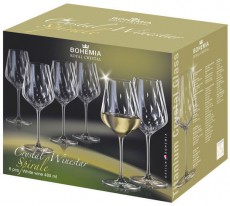 Bohemia Royal Crystal  feh&eacute;rboros k&eacute;szlet Crystal Winestar Spirale 485 ml, 6 darab Konyhai term&eacute;kek - Konyhai eszk&ouml;z - K&eacute;szlet / szett - 524392