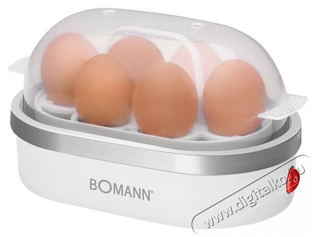 Bomann EK 5022 CB toj&aacute;sfőző - feh&eacute;r Konyhai term&eacute;kek - Konyhai kisg&eacute;p (s&uuml;t&eacute;s / főz&eacute;s / hűt&eacute;s / &eacute;telk&eacute;sz&iacute;t&eacute;s) - Toj&aacute;s főző / s&uuml;tő - 337920
