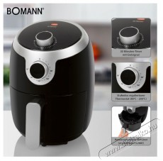 Bomann FR 6050 H forr&oacute;levegős s&uuml;tő Konyhai term&eacute;kek - Konyhai kisg&eacute;p (s&uuml;t&eacute;s / főz&eacute;s / hűt&eacute;s / &eacute;telk&eacute;sz&iacute;t&eacute;s) - L&eacute;gkever&eacute;ses főzőg&eacute;p / elektromos kukta / multifunkci&oacute;s s&uuml;tő - 410263