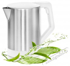 Bomann v&iacute;zforral&oacute; WKS 3002 CB rozsdamentes ac&eacute;l/feh&eacute;r - Konyhai term&eacute;kek - V&iacute;zforral&oacute; / teafőző - 493187