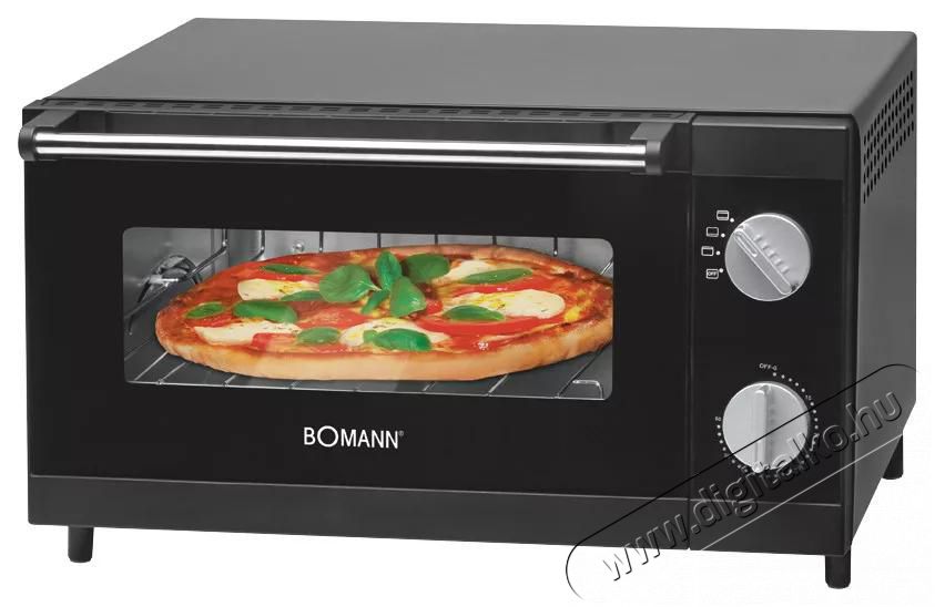 Bomann MPO 2246 CB fekete Minis&uuml;tő Konyhai term&eacute;kek - S&uuml;tő-főzőlap, tűzhely (szabadon&aacute;ll&oacute;) - Mini s&uuml;tő / mini grill / mini konyha - 493806