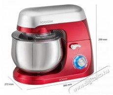 Bomann KM 6009 CB Konyhai robotg&eacute;p - piros Konyhai term&eacute;kek - Konyhai kisg&eacute;p (elők&eacute;sz&iacute;t&eacute;s / feldolgoz&aacute;s) - Konyhai robotg&eacute;p - 362690