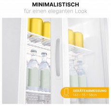 Bomann KSG 7289 feh&eacute;r italhűtő Konyhai term&eacute;kek - Hűtő, fagyaszt&oacute; (szabadon&aacute;ll&oacute;) - Egyajt&oacute;s hűtő - 503884