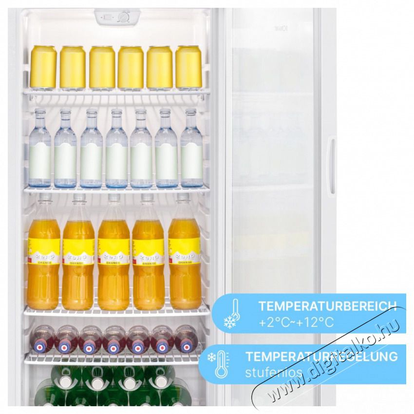 Bomann KSG 7289 feh&eacute;r italhűtő Konyhai term&eacute;kek - Hűtő, fagyaszt&oacute; (szabadon&aacute;ll&oacute;) - Egyajt&oacute;s hűtő - 503884