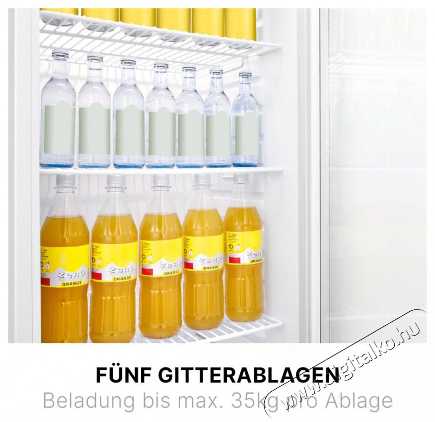 Bomann KSG 7289 feh&eacute;r italhűtő Konyhai term&eacute;kek - Hűtő, fagyaszt&oacute; (szabadon&aacute;ll&oacute;) - Egyajt&oacute;s hűtő - 503884