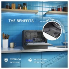 Bomann TSG 7405 fekete asztali mosogat&oacute;g&eacute;p Konyhai term&eacute;kek - Mosogat&oacute;g&eacute;p - Norm&aacute;l (60cm) be&eacute;p&iacute;thető mosogat&oacute;g&eacute;p - 531609