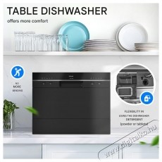 Bomann TSG 7405 fekete asztali mosogat&oacute;g&eacute;p Konyhai term&eacute;kek - Mosogat&oacute;g&eacute;p - Norm&aacute;l (60cm) be&eacute;p&iacute;thető mosogat&oacute;g&eacute;p - 531609