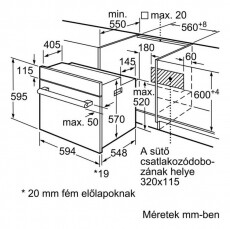 Bosch HBF134YS0 Serie 2 be&eacute;p&iacute;thető s&uuml;tő Konyhai term&eacute;kek - S&uuml;tő-főzőlap, tűzhely (be&eacute;p&iacute;thető) - S&uuml;tő (be&eacute;p&iacute;thető) - 339183