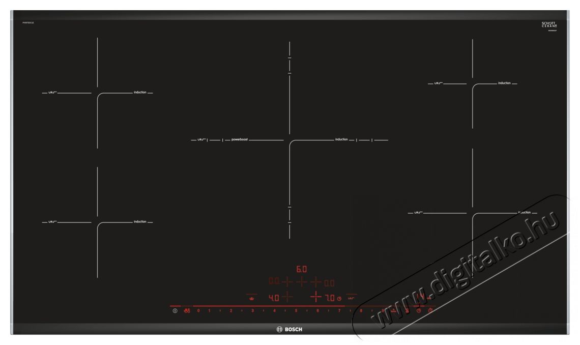 Bosch PIV975DC1E Serie 8 indukci&oacute;s főzőlap Konyhai term&eacute;kek - S&uuml;tő-főzőlap, tűzhely (be&eacute;p&iacute;thető) - Indukci&oacute;s főzőlap (be&eacute;p&iacute;thető) - 317235