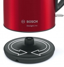 Bosch TWK3P424 DesignLine v&iacute;zforral&oacute; - v&ouml;r&ouml;s Konyhai term&eacute;kek - V&iacute;zforral&oacute; / teafőző - 359656