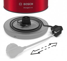 Bosch TWK3P424 DesignLine v&iacute;zforral&oacute; - v&ouml;r&ouml;s Konyhai term&eacute;kek - V&iacute;zforral&oacute; / teafőző - 359656