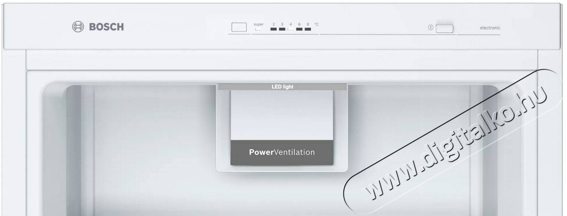 Bosch KSV33VWEP Egyajt&oacute;s hűtőszekr&eacute;ny Konyhai term&eacute;kek - Hűtő, fagyaszt&oacute; (szabadon&aacute;ll&oacute;) - Fagyaszt&oacute; n&eacute;lk&uuml;li hűtő - 362782