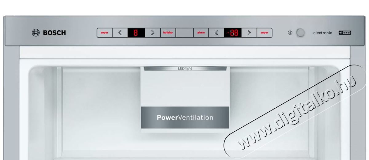 Bosch KGE49AICA Alulfagyaszt&oacute;s hűtőszekr&eacute;ny Konyhai term&eacute;kek - Hűtő, fagyaszt&oacute; (szabadon&aacute;ll&oacute;) - Alulfagyaszt&oacute;s kombin&aacute;lt hűtő - 363573