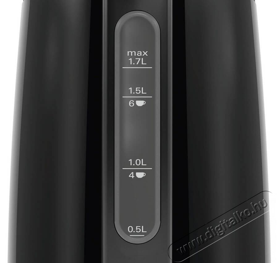 Bosch TWK3P423 DesignLine v&iacute;zforral&oacute; - f&eacute;nyes fekete Konyhai term&eacute;kek - V&iacute;zforral&oacute; / teafőző - 359655