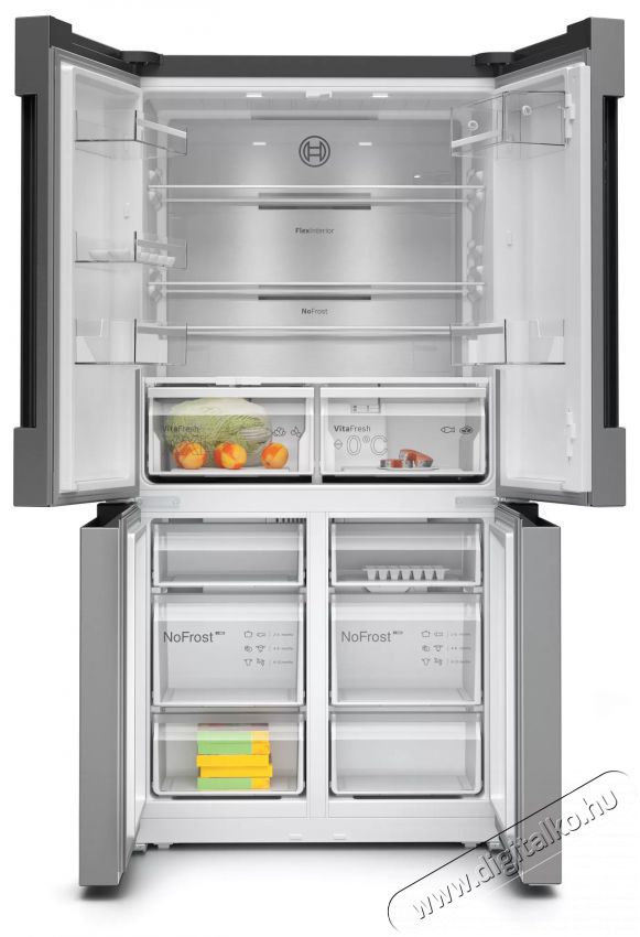 Bosch KFN96APEA Side by Side hűtőszekr&eacute;ny Konyhai term&eacute;kek - Hűtő, fagyaszt&oacute; (szabadon&aacute;ll&oacute;) - Amerikai t&iacute;pus&uacute; Side By Side hűtő - 372638