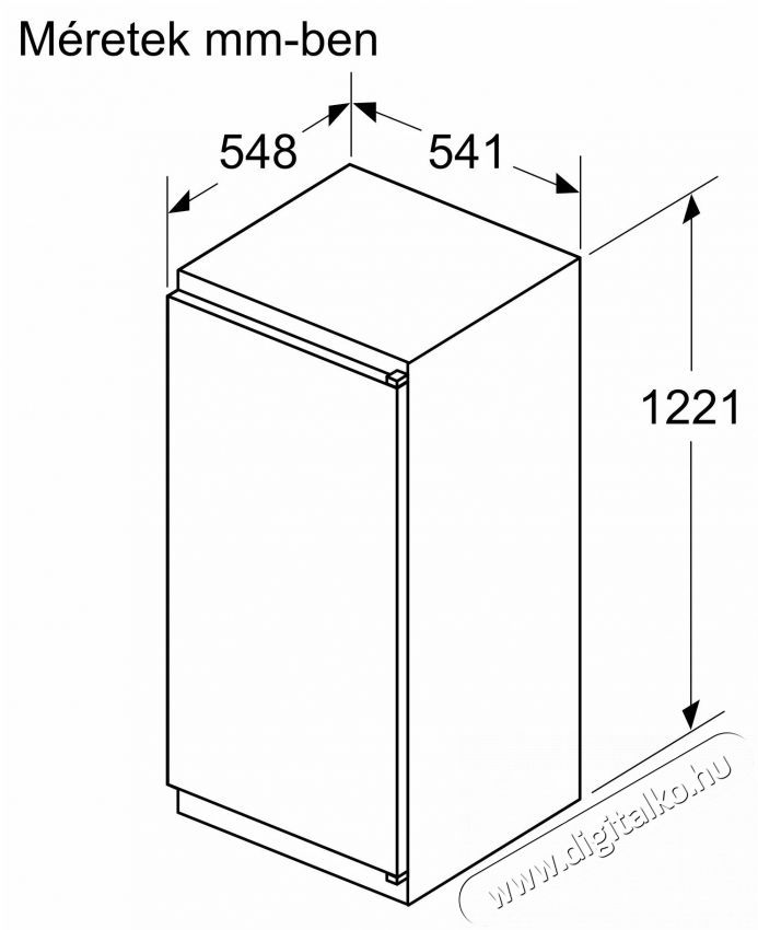 Bosch KIL42NSE0 Be&eacute;p&iacute;thető hűtőszekr&eacute;ny Konyhai term&eacute;kek - Hűtő, fagyaszt&oacute; (be&eacute;p&iacute;thető) - Fel&uuml;lfagyaszt&oacute;s kombin&aacute;lt hűtő - 381239
